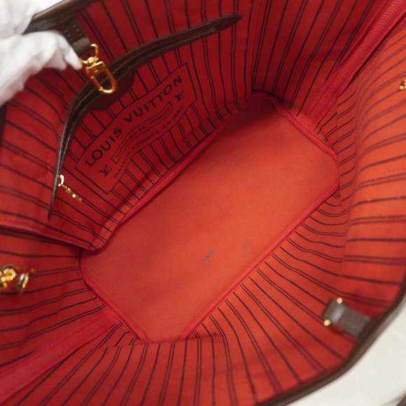 Louis Vuitton Damier Neverfull MM Tote Bag N41358 Ebene Women's - Picture 4 of 14